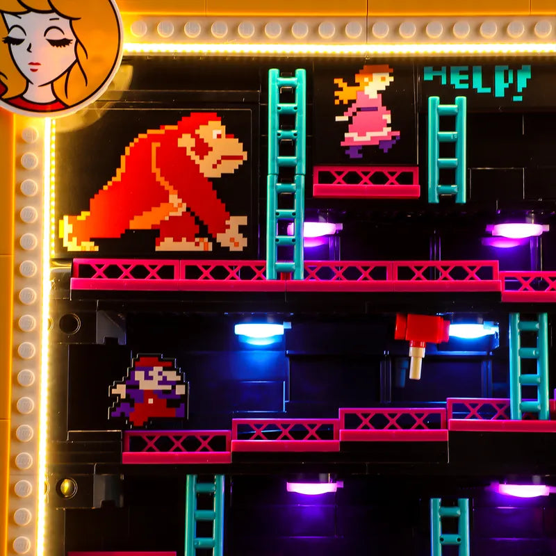 Light kit for Donkey Kong Arcade 72051 | Briksmax 2.0