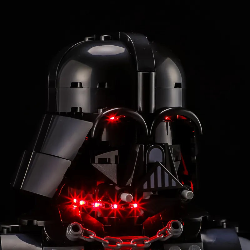 Light Kit for Darth Vader Bust 75439-Briksmax 2.0（Wave Sensor Control）