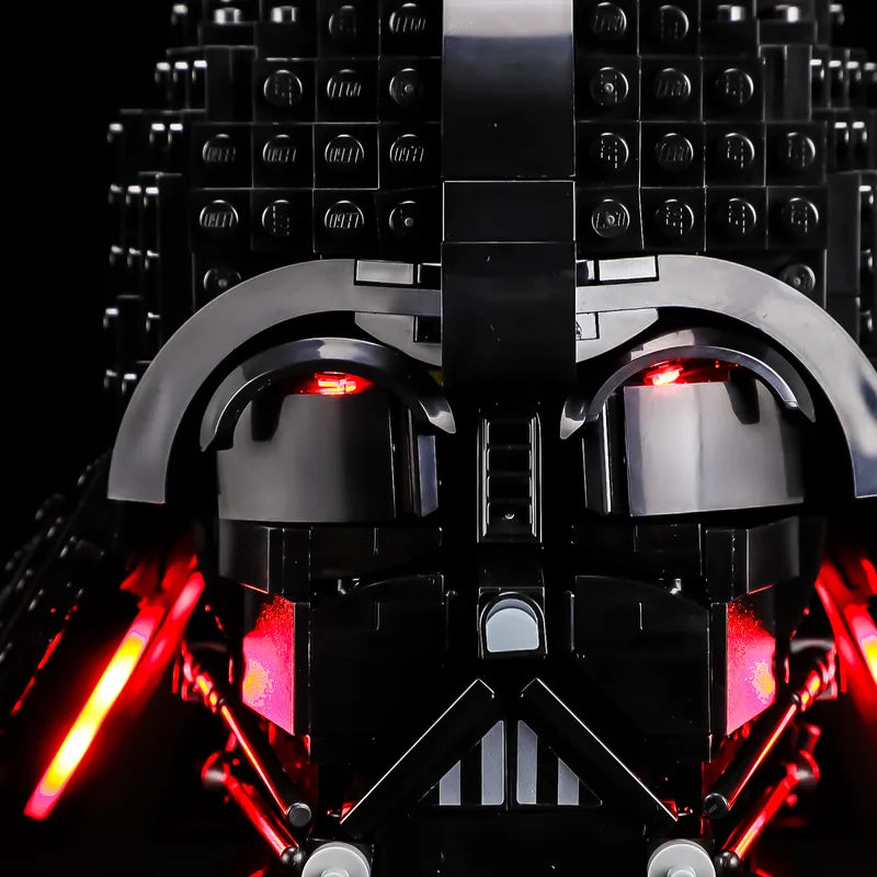 Light Kit for Darth Vader Helmet 75304-Briksmax 2.0（Wave Sensor Control）
