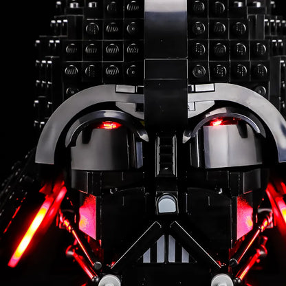 Light Kit for Darth Vader Helmet 75304-Briksmax 2.0（Wave Sensor Control）