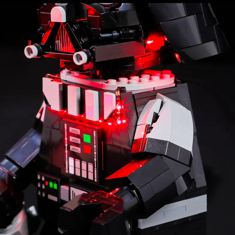 Light kit for Up-Scaled Darth Vader Minifigure 75461