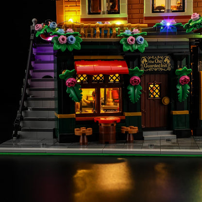 Light Kit For Tudor Corner 10350(Christmas Version)- Briksmax 2.0