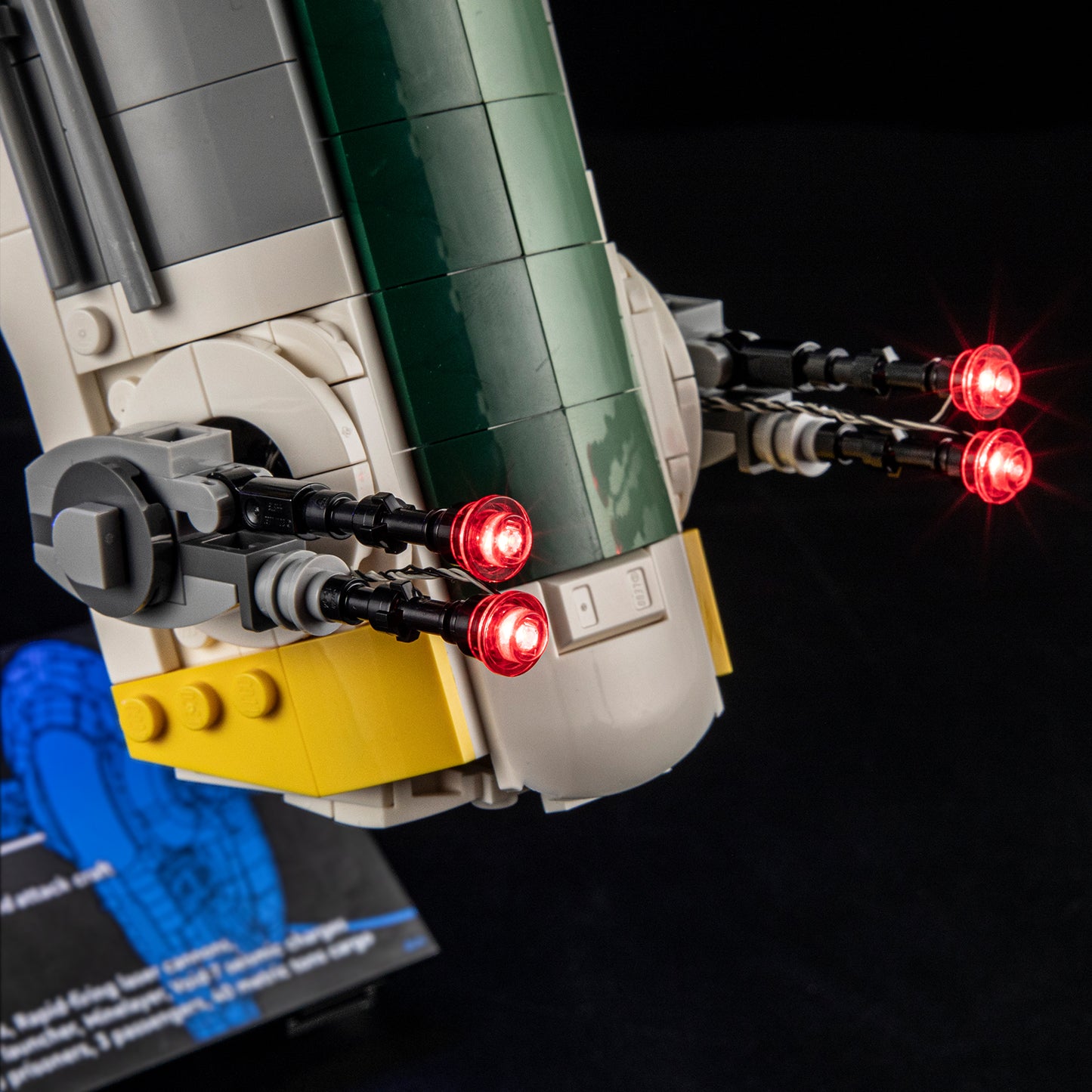 BriksMax 2.0 Light Kit For Jango Fett's Firespray-Class Starship #75409