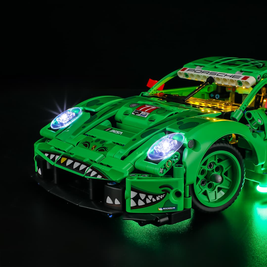 Beleuchtungssatz für Porsche 911 GT3 R REXY AO Rennwagen 42224- Briksmax 2.0