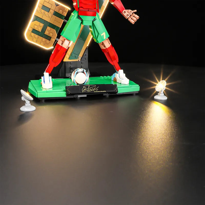 Light kit for Cristiano Ronaldo – Soccer Legend 43016 |  Classic Warm Edition