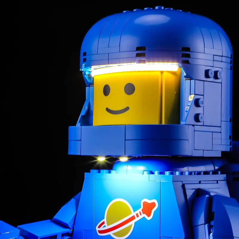 Light Kit for Up-Scaled Blue Astronaut Minifigure 40921- Briksmax 2.0