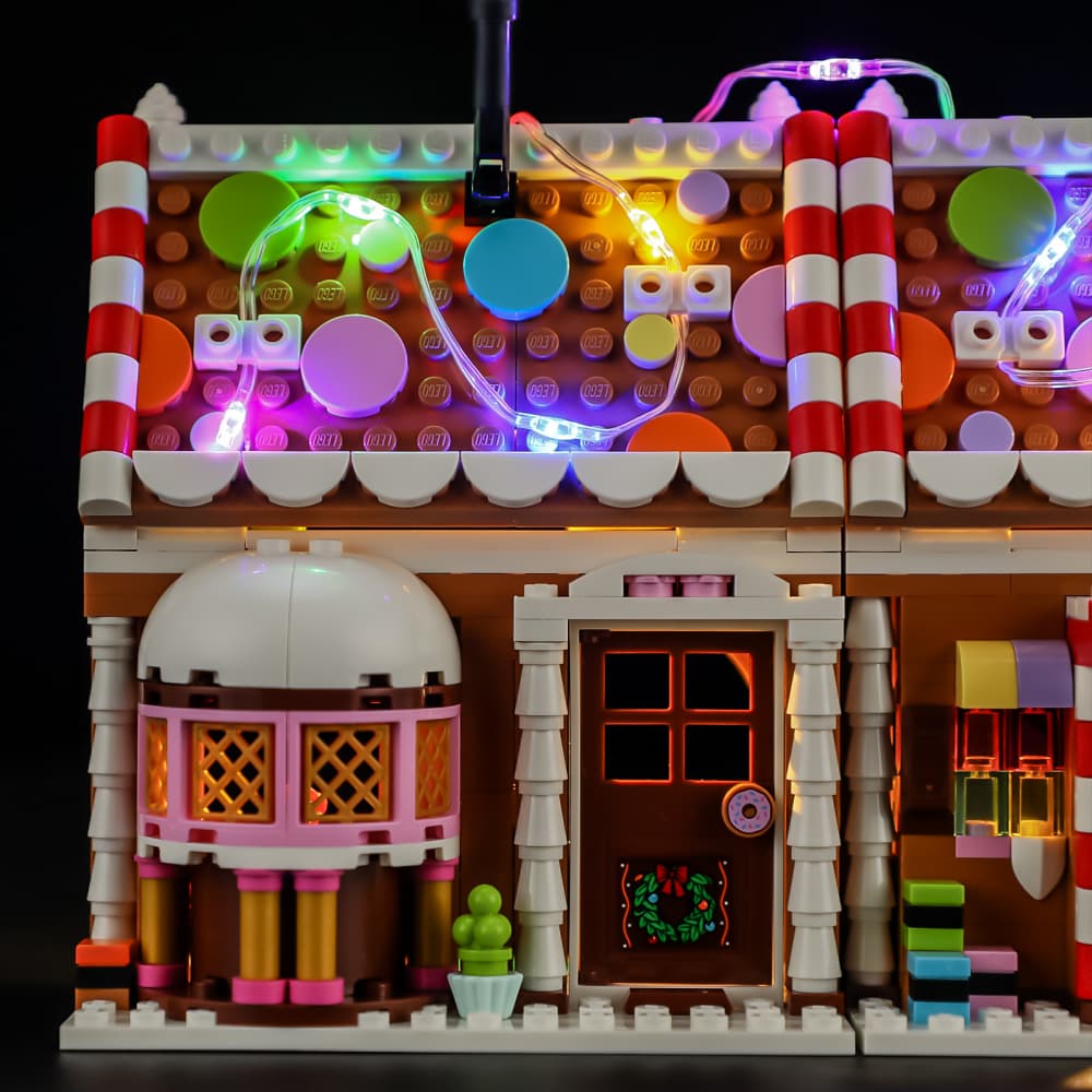 Light Kit For Festive Gingerbread House #40809- Briksmax 2.0