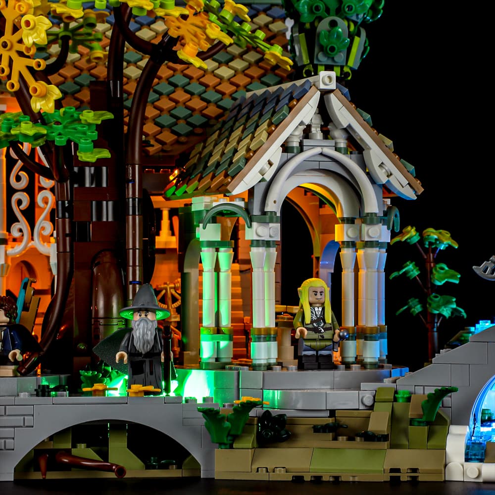 Light Kit For The Lord Of The Rings: Rivendell #10316-Briksmax