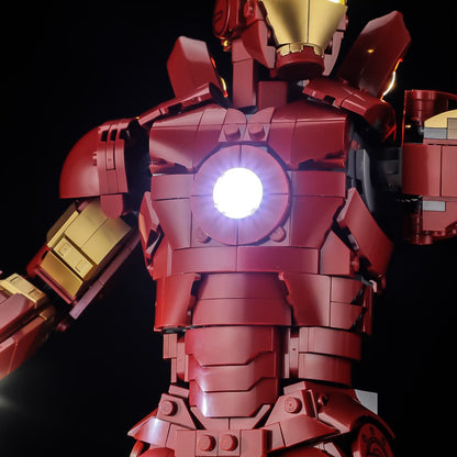 Kit d'éclairage pour Iron Man Mark 3 Collector' Edition 76344 - Briksmax 2.0