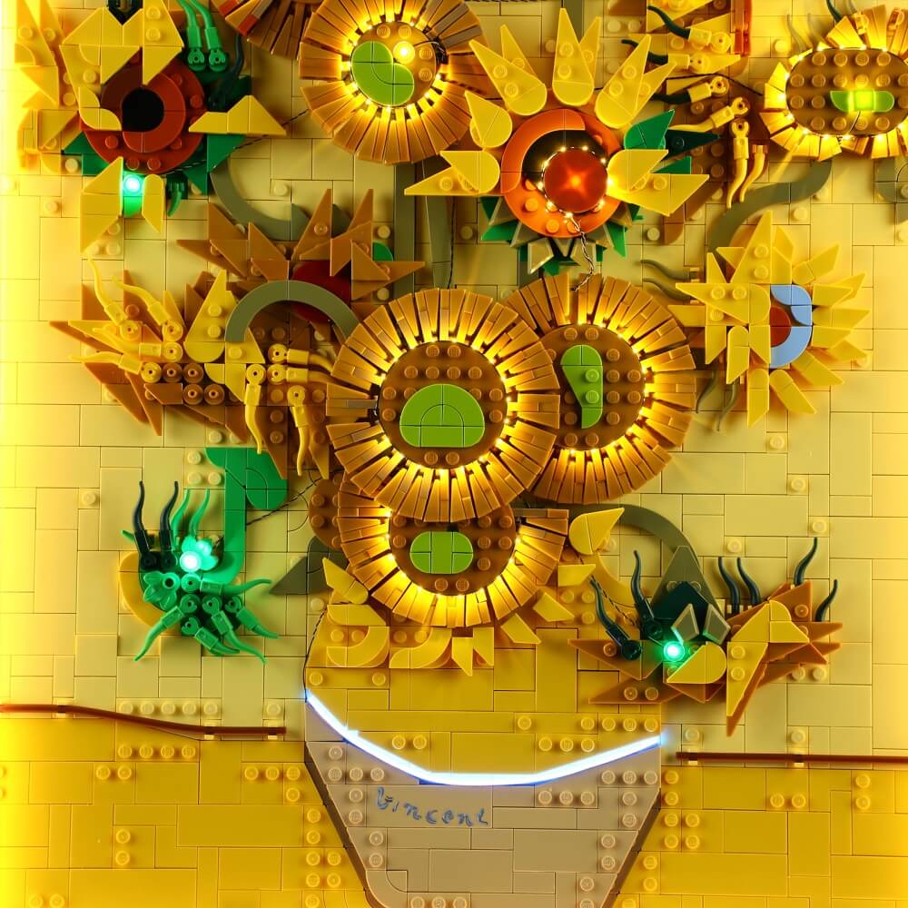 Briksmax 2.0 Light Kit For Vincent van Gogh – Sunflowers #31215
