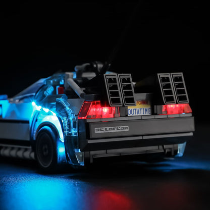 Light Kit for Time Machine from Back to the Future 77256- Briksmax 2.0【Not Final Price｜Coming Soon】