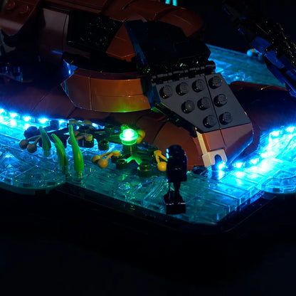 Light Kit for Floating Sea Otters 21366 - Briksmax 2.0