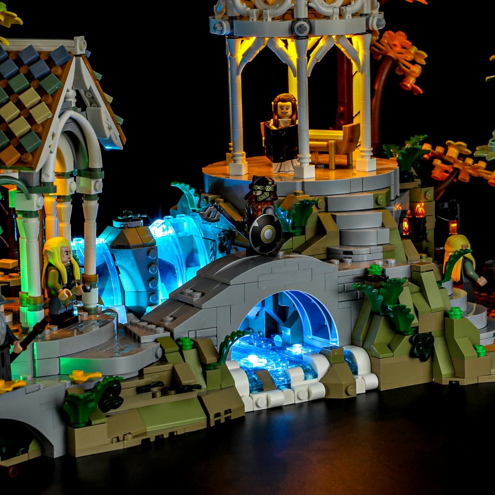 Light Kit For The Lord Of The Rings: Rivendell #10316-Briksmax