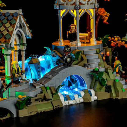 Light Kit For The Lord Of The Rings: Rivendell #10316-Briksmax