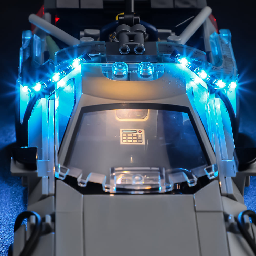 Light Kit for Time Machine from Back to the Future 77256- Briksmax 2.0