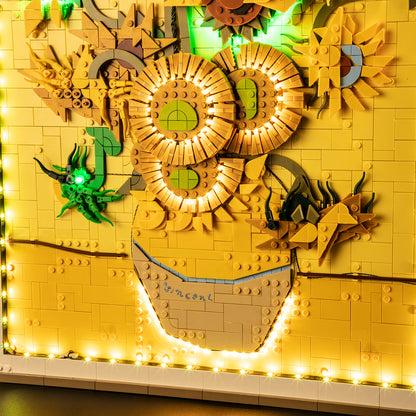 Remote Light Kit For Vincent van Gogh – Sunflowers #31215 - Briksmax 2.0