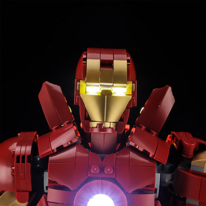 Kit d'éclairage pour Iron Man Mark 3 Collector' Edition 76344 - Briksmax 2.0