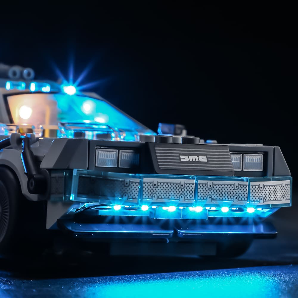 Light Kit for Time Machine from Back to the Future 77256- Briksmax 2.0