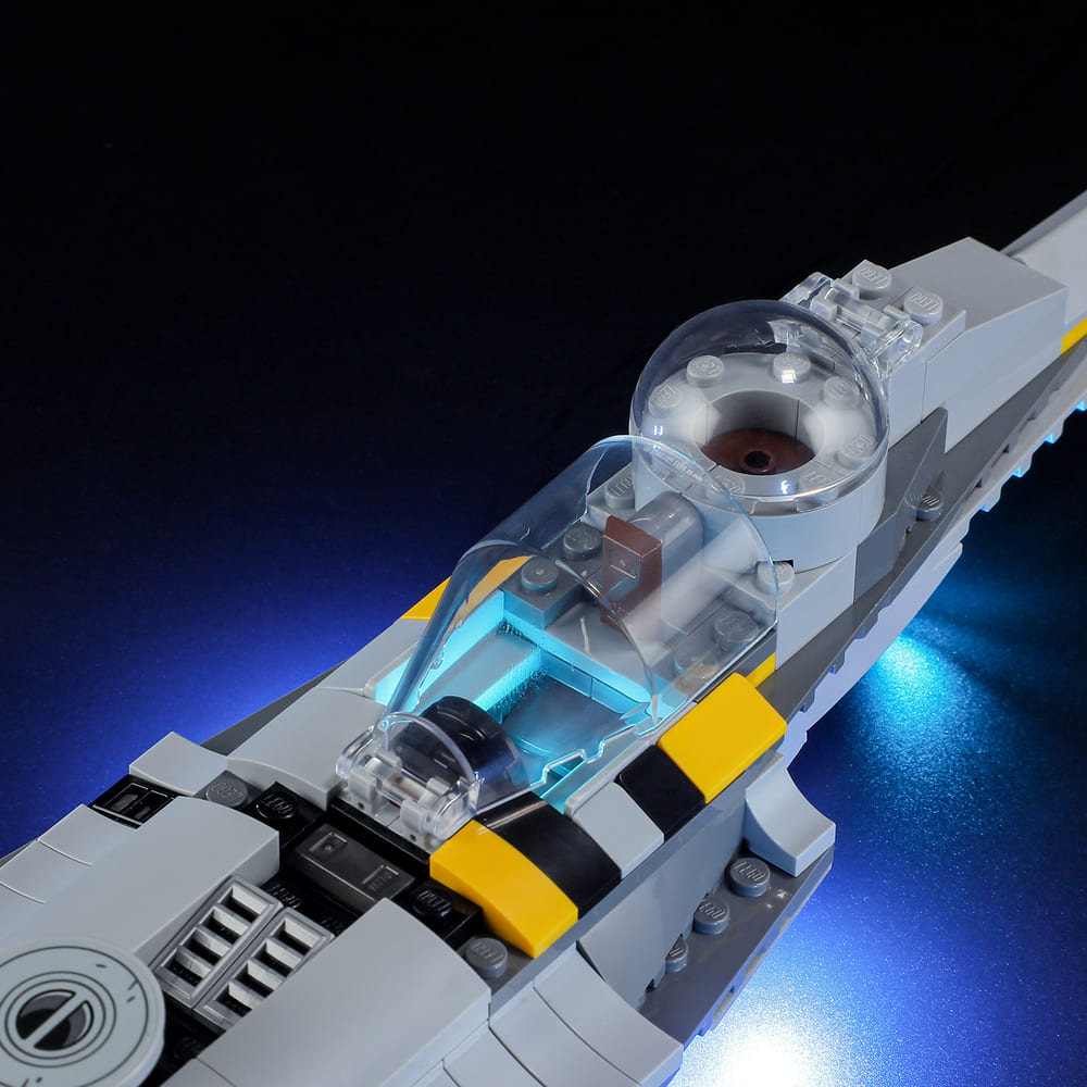 マジー・スター/シー・ハングス・ブライトリィ Lego Mandalorian's N-1 Starfighter 75325 Light Kit – Briksmax