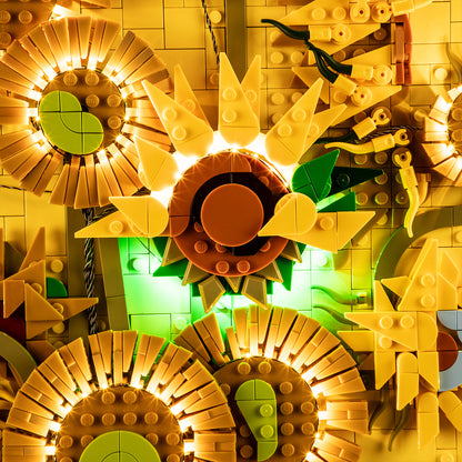 Remote Light Kit For Vincent van Gogh – Sunflowers #31215 - Briksmax 2.0