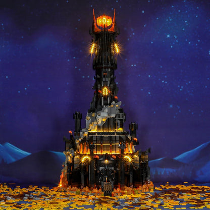 Kit d'éclairage pour Le Seigneur des Anneaux : Barad-dur 10333-Briksmax