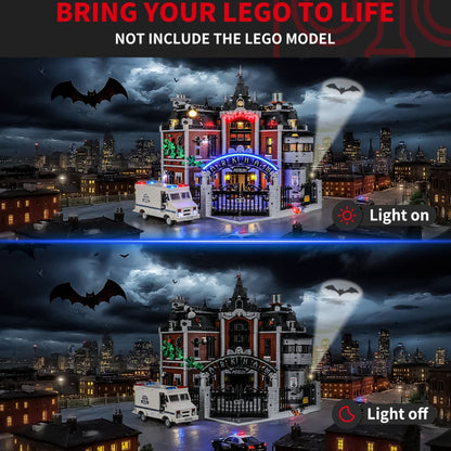 Light Kit For Arkham Asylum  #76300- Briksmax 2.0