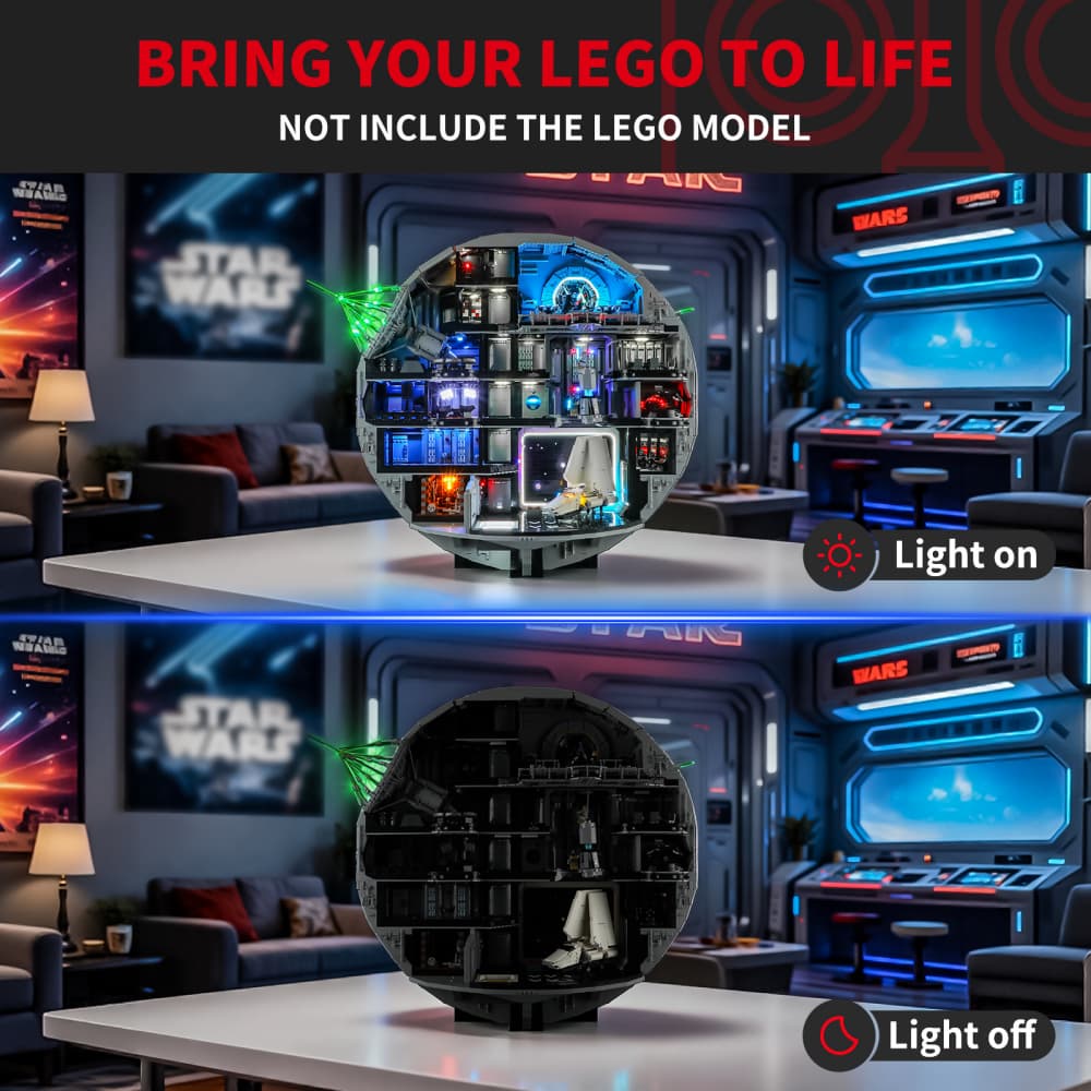 Light Kit For Death Star #75419- Briksmax 2.0【Not Final Price｜Coming Soon】