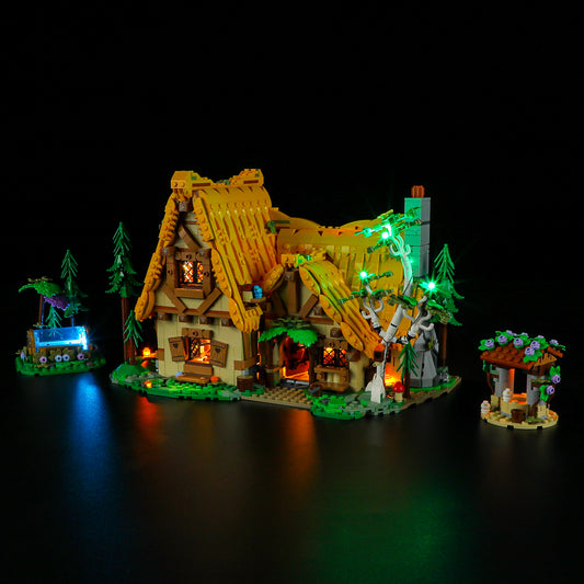 Briksmax Light Kit For  Snow White and the Seven Dwarfs' Cottage 43242