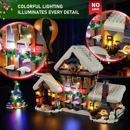 Briksmax 2.0 Beleuchtungsset für Santas Postamt 10339 -Briksmax