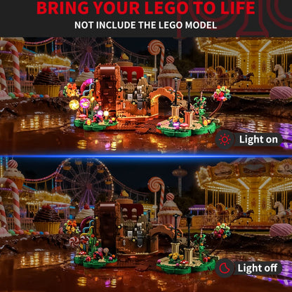 Light Kit For Willy Wonka & the Chocolate Factory #21360- Briksmax 2.0