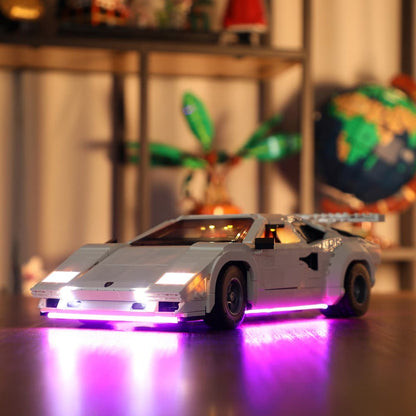 Light Kit For Lamborghini Countach 5000 Quattrovalvole 10337-Briksmax