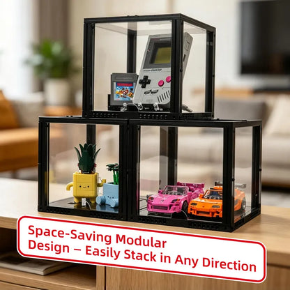 Front-Opening Display Case for LEGO® Models – 19 × 19 × 16 cm | BRIKSMAX
