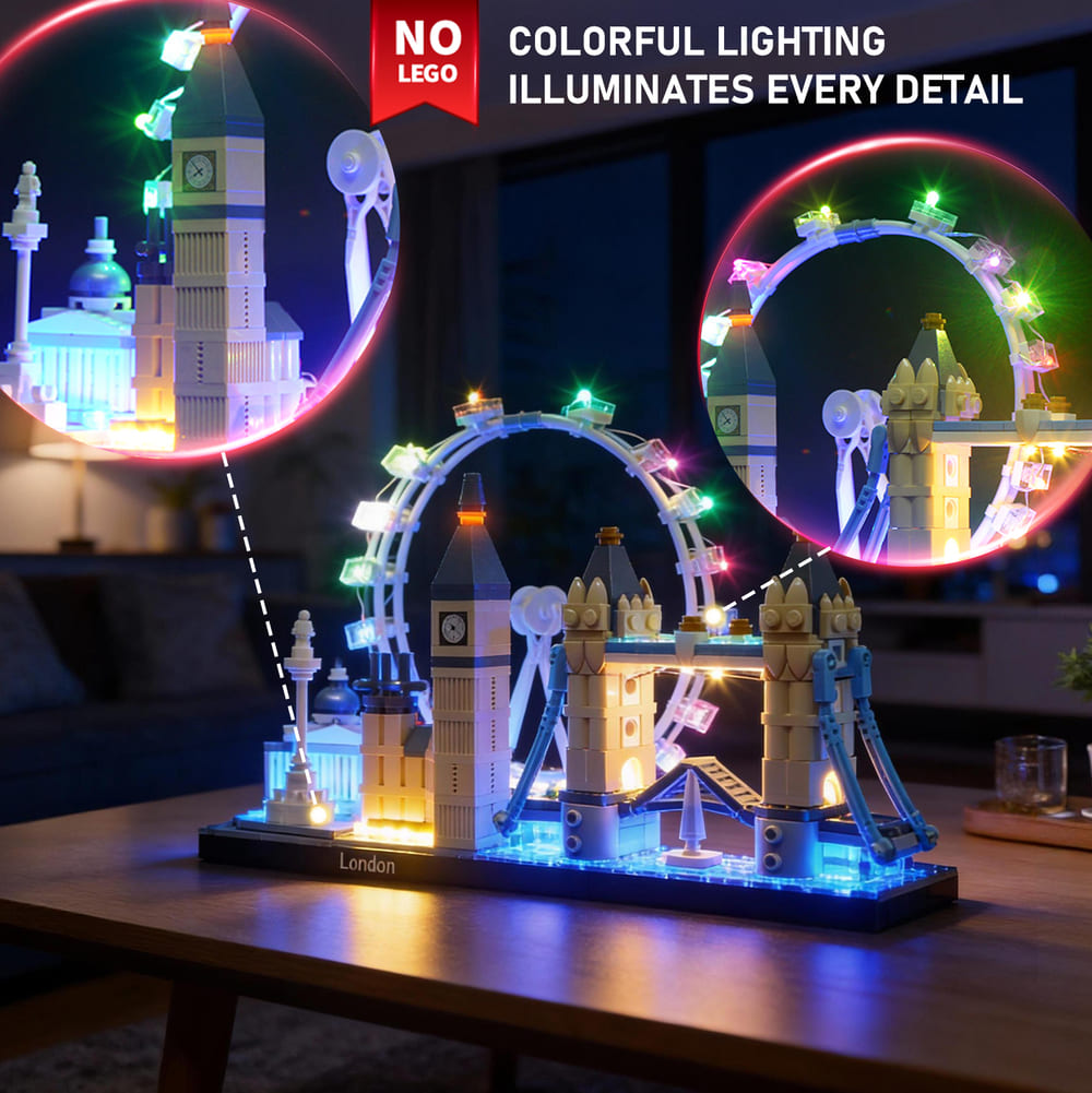 Briksmax Light Kit For London Skyline Collection 21034