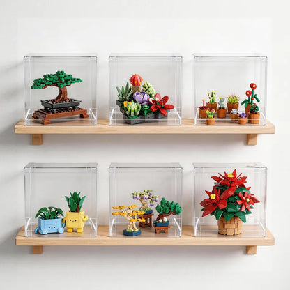 Clear Display Case for Brick Models(2 Pack)