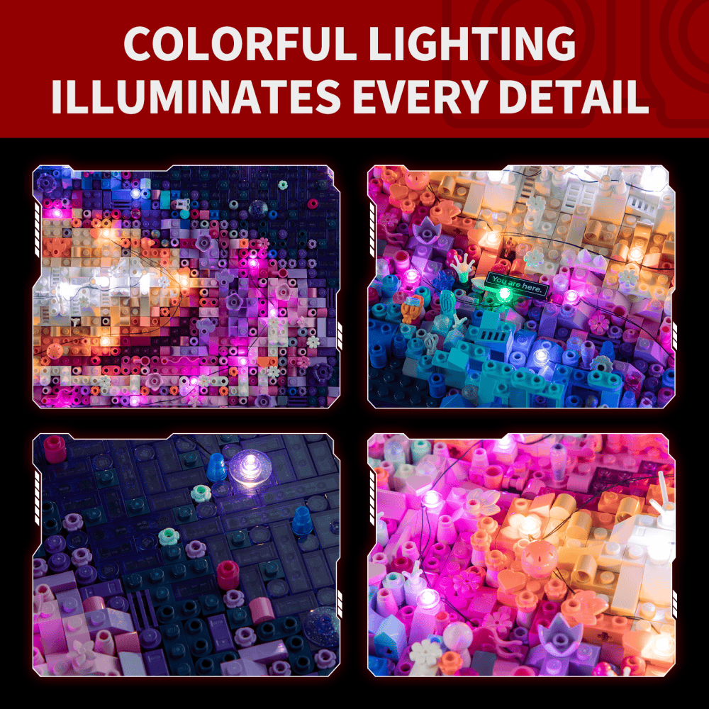 Light Kit For The Milky Way Galaxy #31212(Remote Version）-Briksmax 2.0