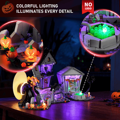 Briksmax 2.0 Light Kit For Disney Tim Burton's The Nightmare Before Christmas 21351-Briksmax
