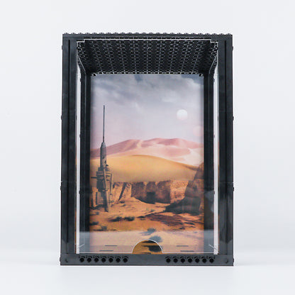 Briksmax-Vitrine für LEGO-Helme (Produktgewicht: 1,090 kg)