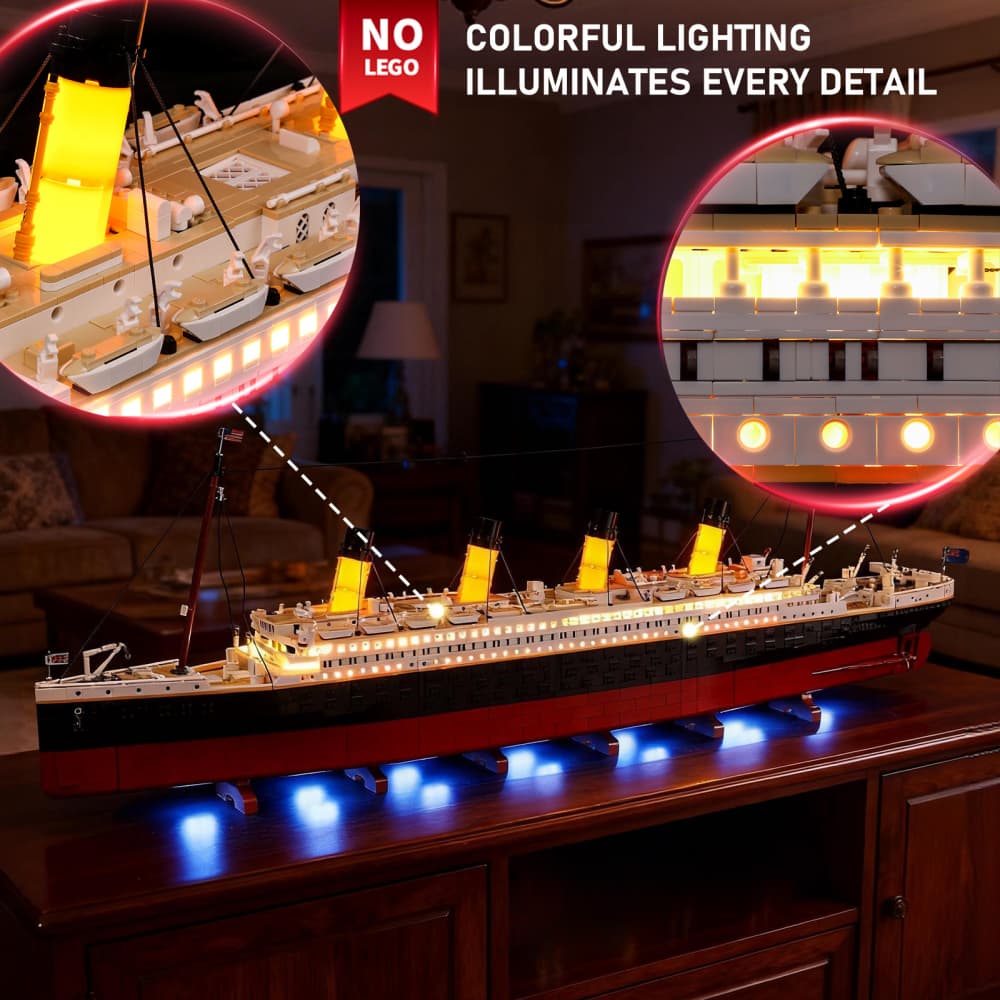 Light Kit For Titanic 10294-BriksMax