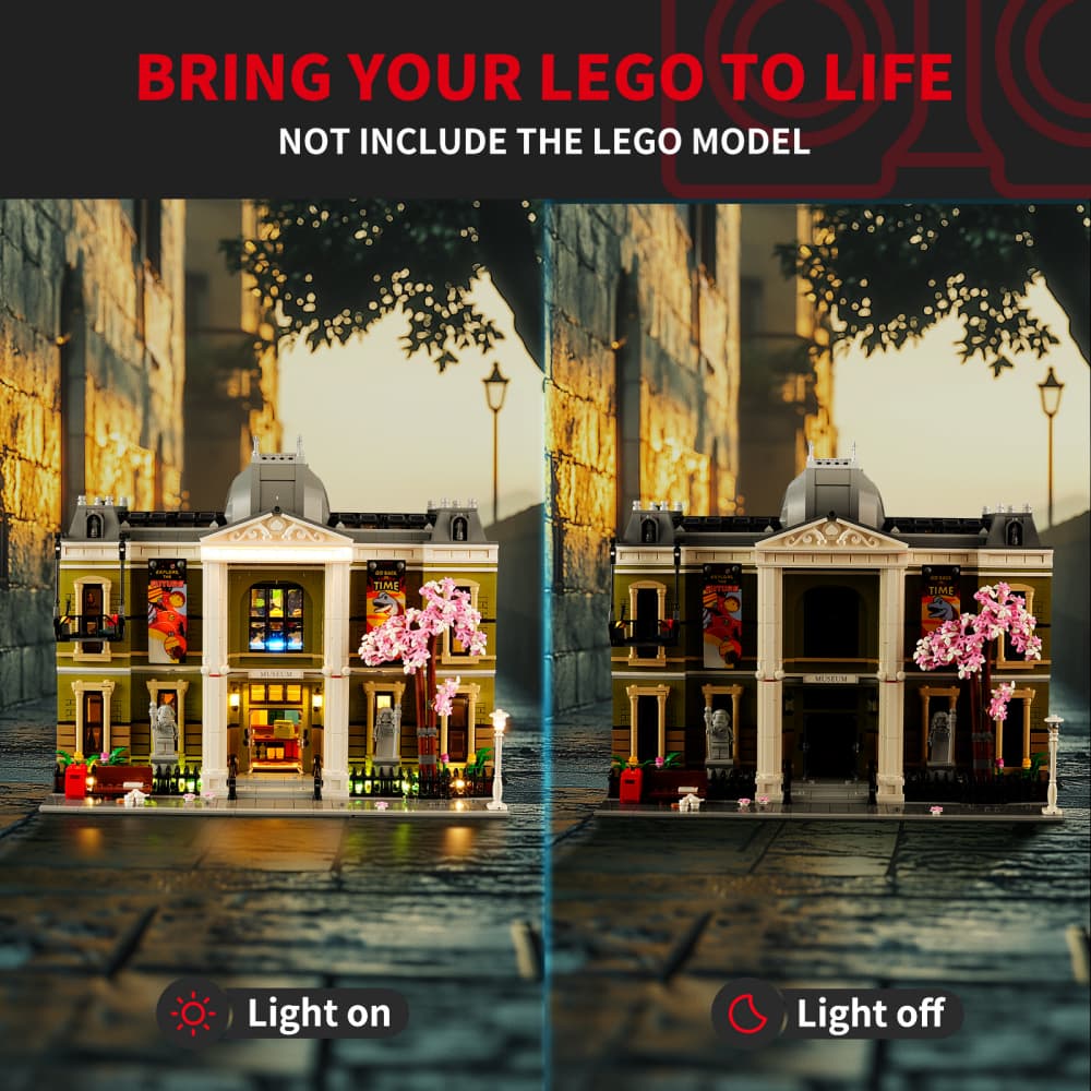 Light Kit for The Natural History Museum 10326 - Briksmax 2.0