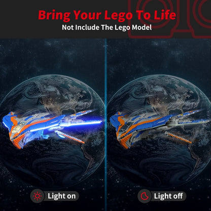 Briksmax 2.0 Light Kit For Guardians of the Galaxy: The Milano 76286-Briksmax