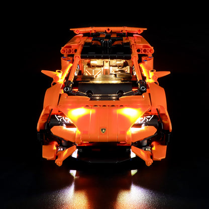 Light Kit For Lamborghini Huracán Tecnica Orange 42196-Briksmax