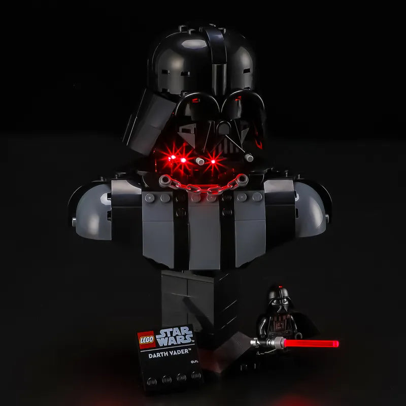 Light Kit for Darth Vader Bust 75439-Briksmax 2.0