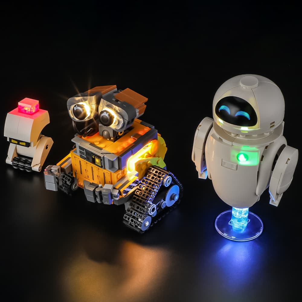 WALL-E フィギュアとリモコンセット LEGO® WALL-E and EVE - MyBricks.net