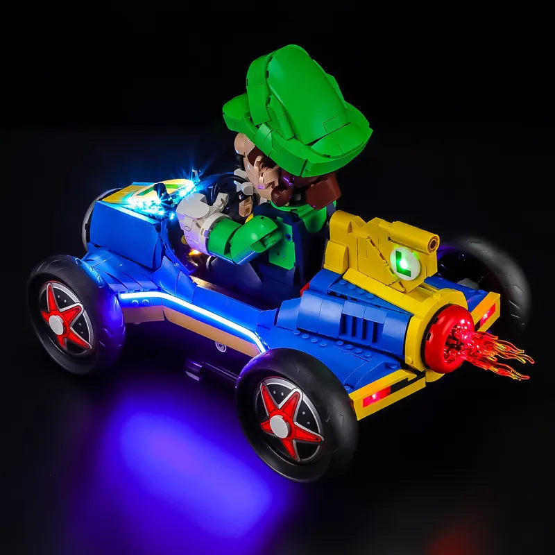Light Kit for Mario Kart – Luigi & Mach 8 #72050 - Briksmax 2.0