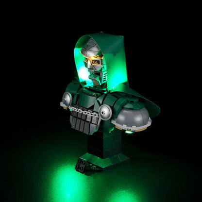 Light Kit for Doctor Doom Bust 76345 - Briksmax 2.0