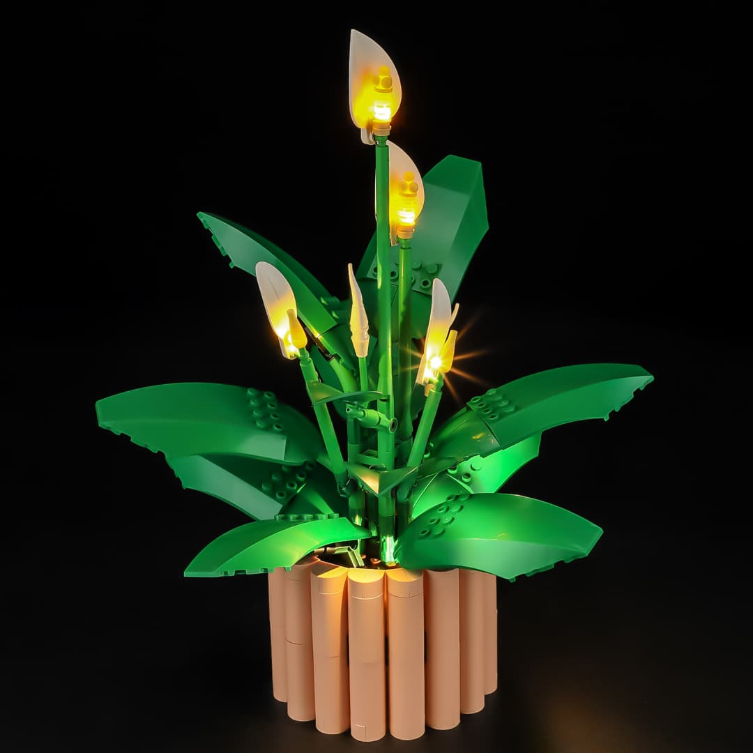 Light Kit for Peace Lily 11504- Briksmax 2.0