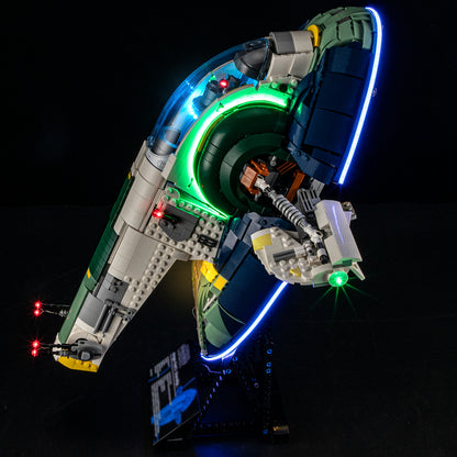 BriksMax 2.0 Light Kit For Jango Fett's Firespray-Class Starship #75409