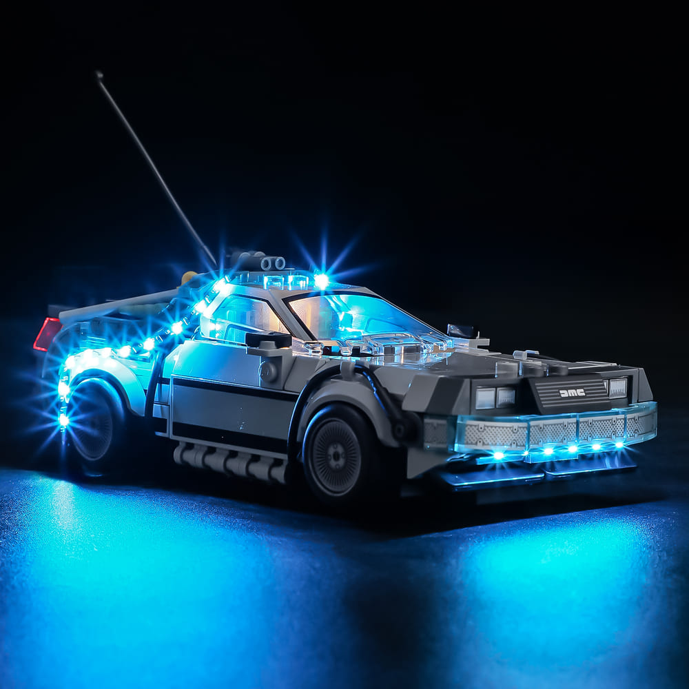 Light Kit for Time Machine from Back to the Future 77256- Briksmax 2.0