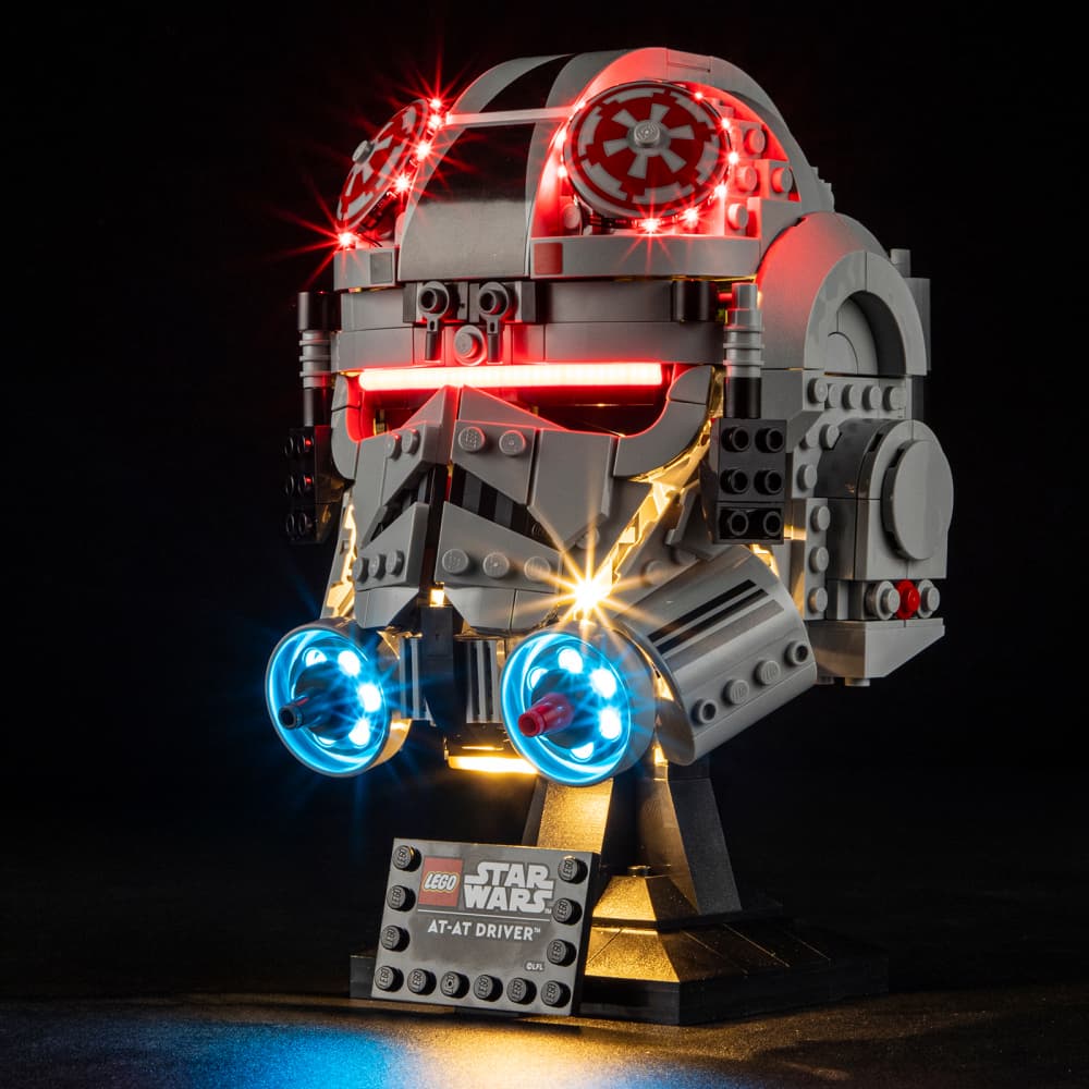 Light Kit For AT-AT Driver Helmet #75429 -Briksmax 2.0
