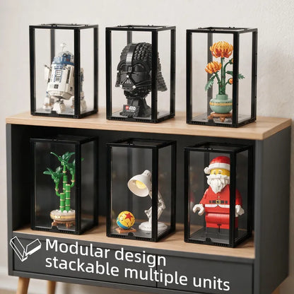 Front-Opening Display Case for LEGO® Models – 19 × 19 × 32 cm